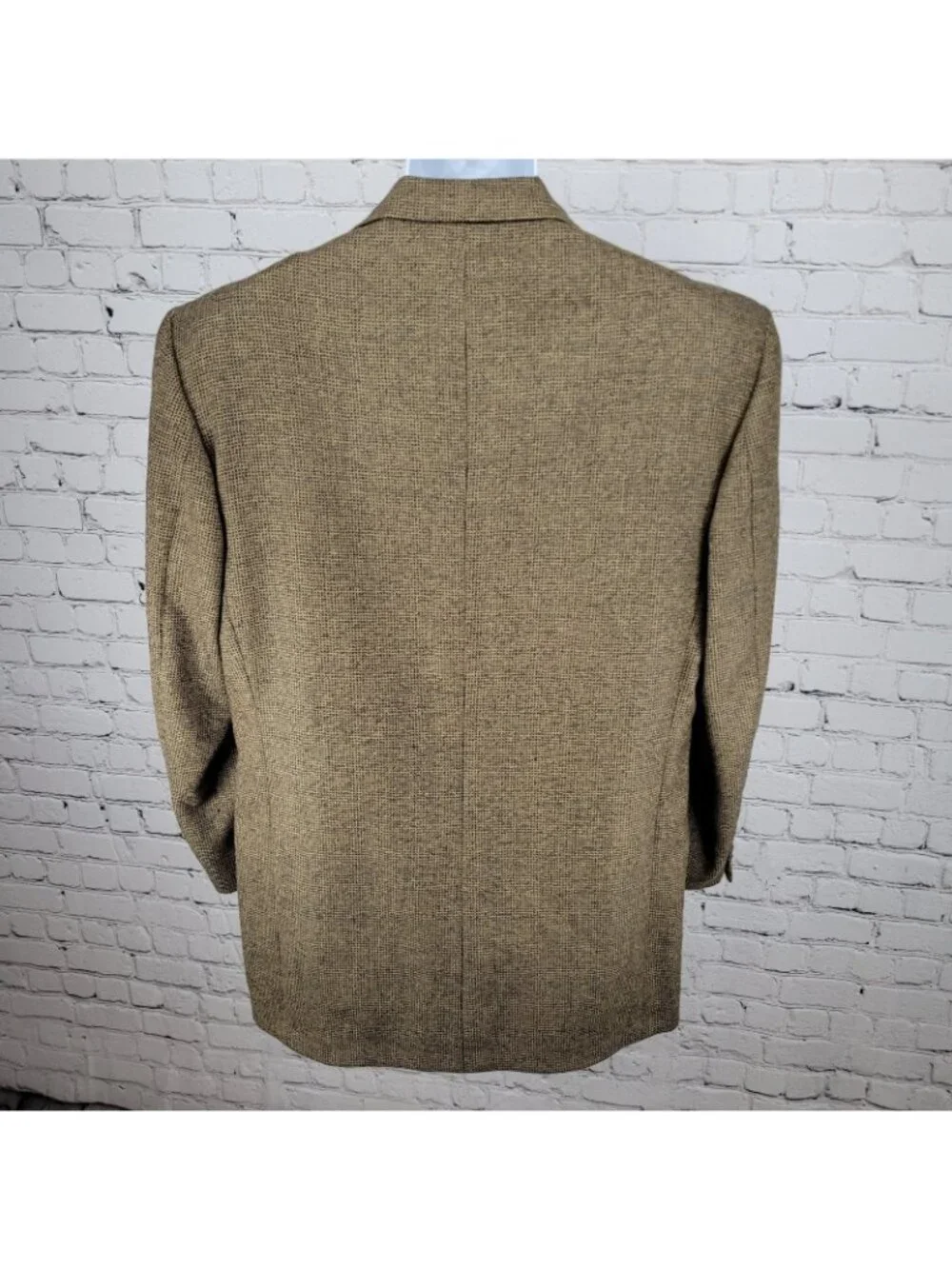 VTG Philbeck's Brown 2 Button Notch Ventless Blazer Sport Coat USA Made Size 42